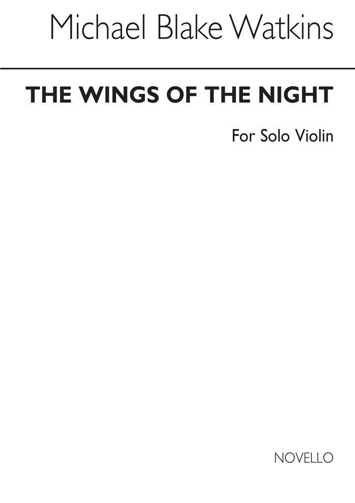 Wings Of Night for Solo Violin